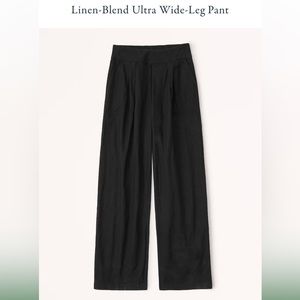Abercrombie Linen Wide Leg Pants